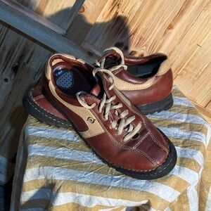 Born Leather Sneakers in Brown and Tan